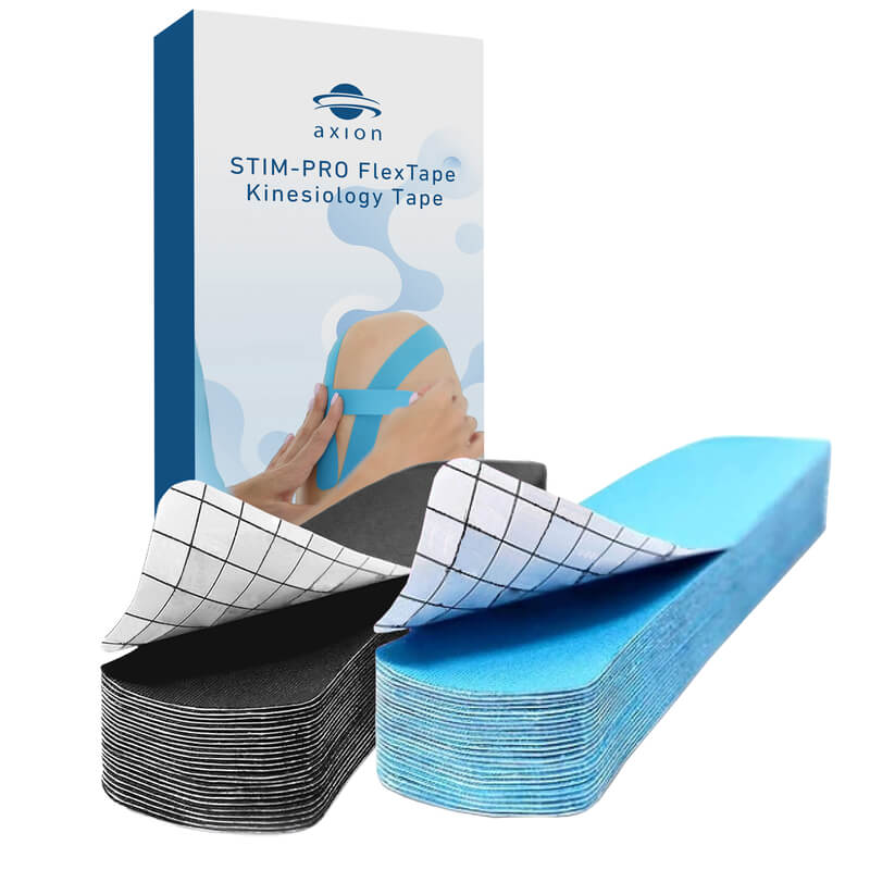 axion-stim-pro-kinesiologie-tape-50-streifen-25x5cm-blau-beige image 4