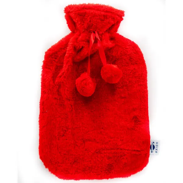 axion-stim-pro-flauschige-w-rmflasche-rot-33x20-cm image 1