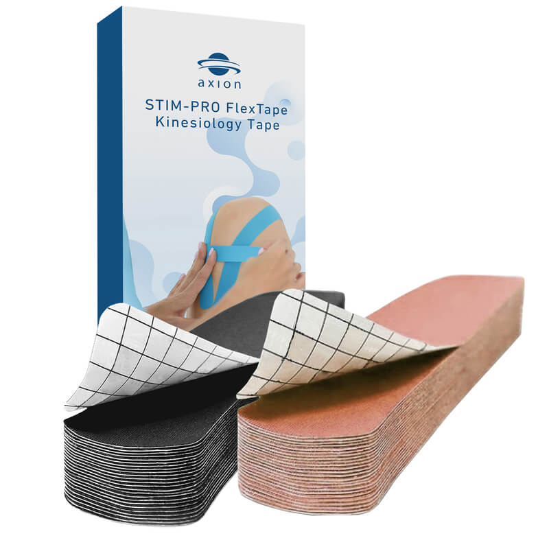 axion-stim-pro-kinesiologie-tape-50-streifen-25x5cm-blau-beige image 5